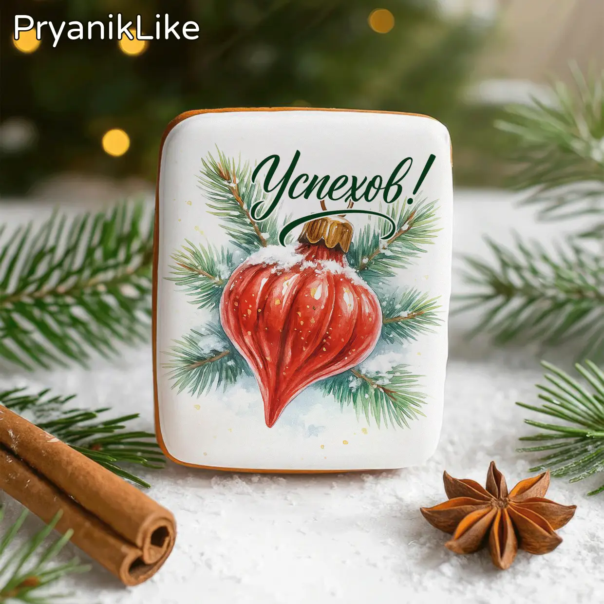 Атмосферные ёлочные игрушки